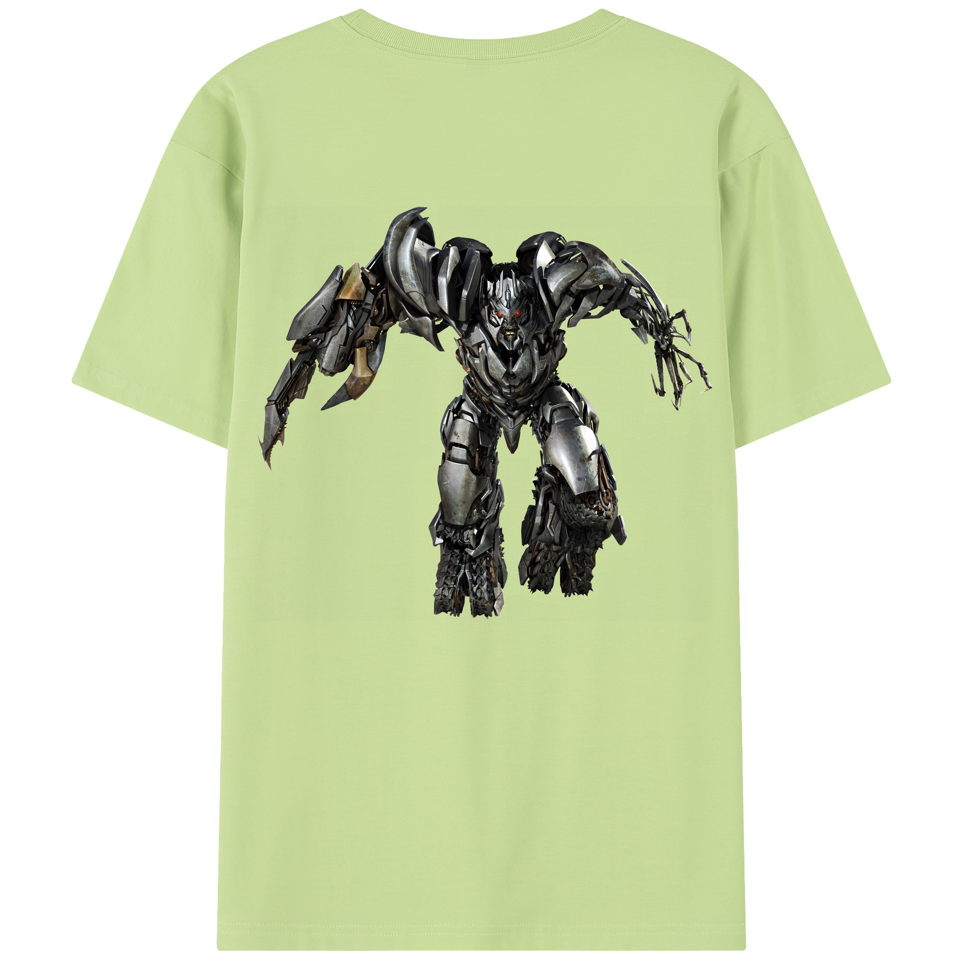 （画像用） Transformers トランスフォーマー 綿100％半袖Tシャツ（背面プリント）